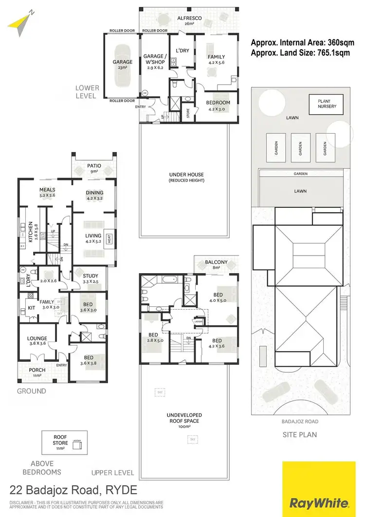 Floorplan of Homely house listing, 22 Badajoz Road, Ryde NSW 2112