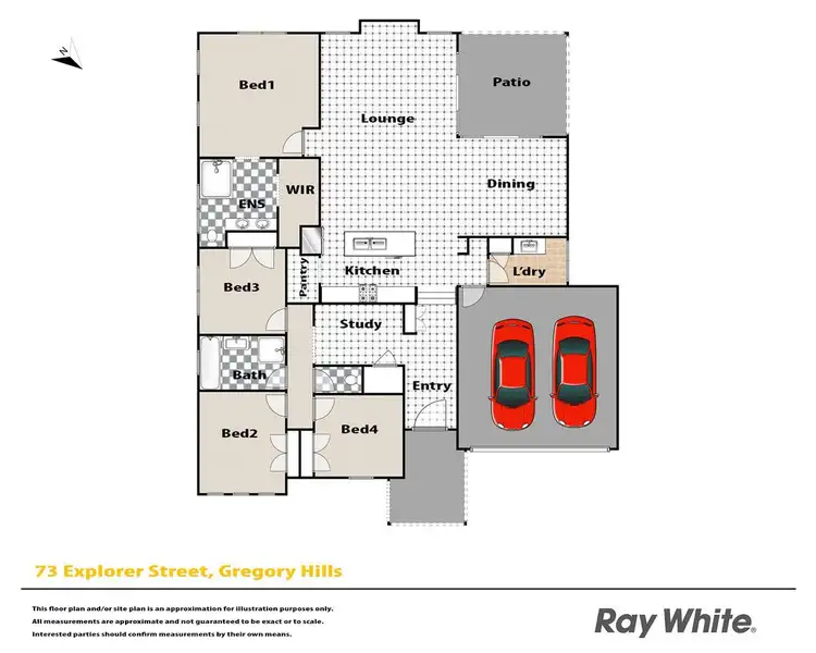 Floorplan of Homely house listing, 73 Explorer Street, Gregory Hills NSW 2557