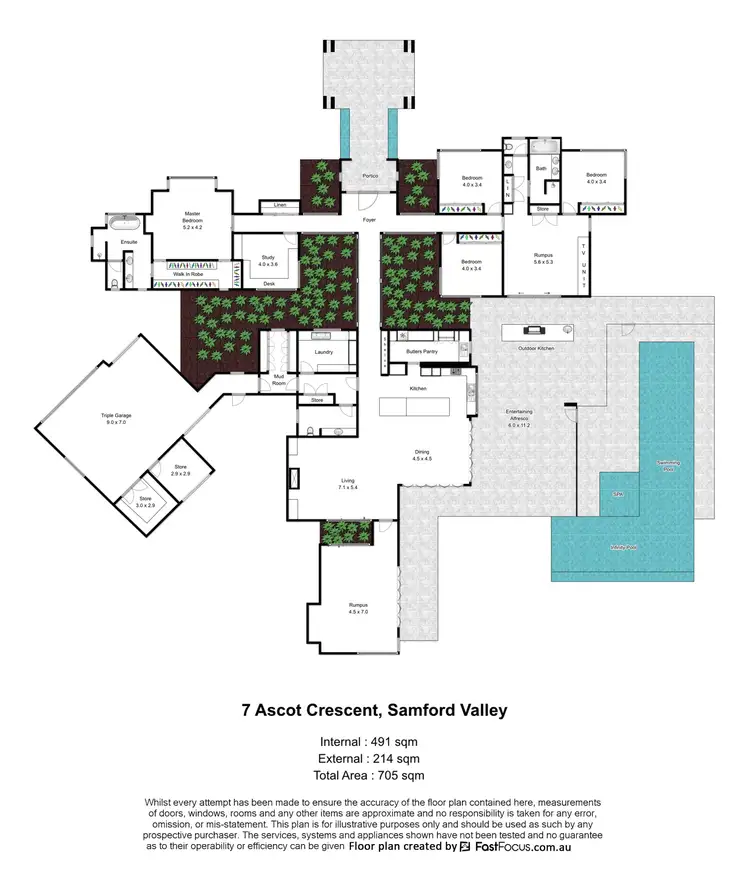 Floorplan of Homely house listing, 7 Ascot Crescent, Samford Valley QLD 4520