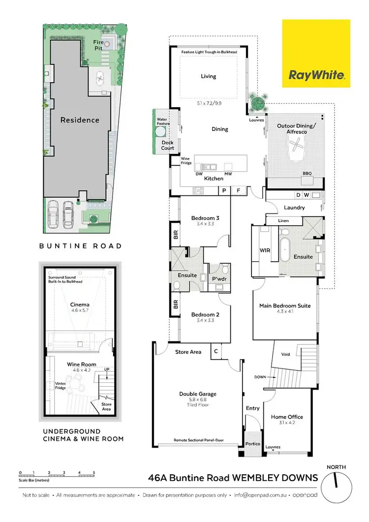 Floorplan of Homely house listing, 46A Buntine Road, Wembley Downs WA 6019