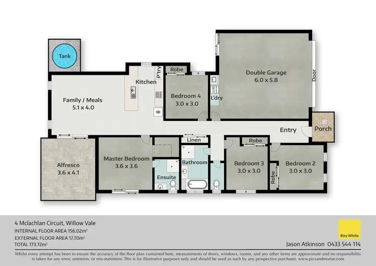 Floorplan of Homely house listing, 4 Mclachlan Circuit, Willow Vale QLD 4209