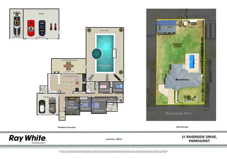 Floorplan of Homely house listing, 31 Riverside Drive, Parkhurst QLD 4702