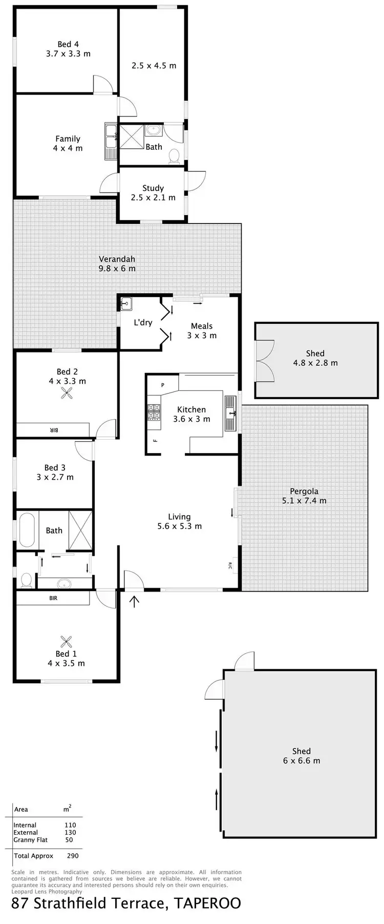 Floorplan of Homely house listing, 87 Strathfield Terrace, Taperoo SA 5017