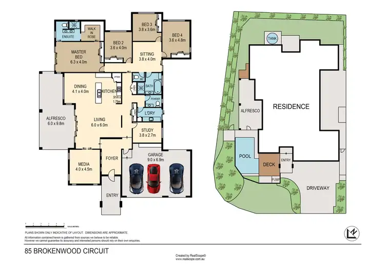 Floorplan of Homely house listing, 85 Brokenwood Circuit, Gumdale QLD 4154