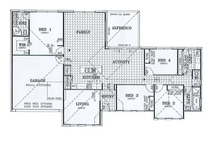 Floorplan of Homely house listing, 3392 Benetook Avenue, Irymple VIC 3498