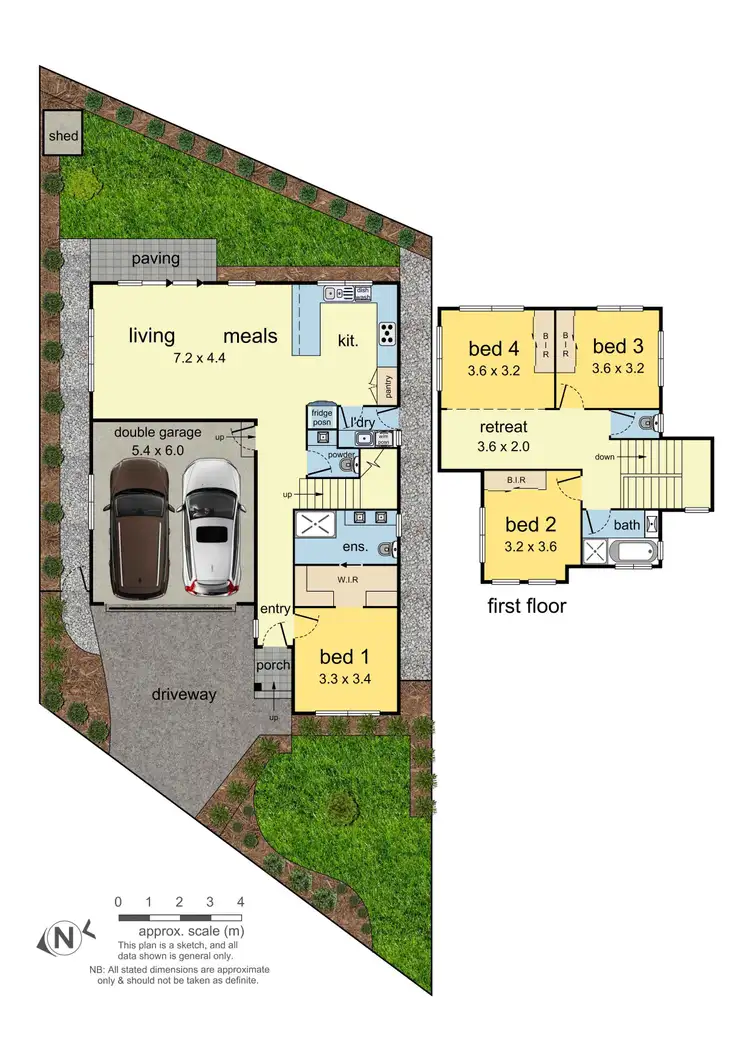 Floorplan of Homely townhouse listing, 2/1 Oakern Street, Mount Waverley VIC 3149