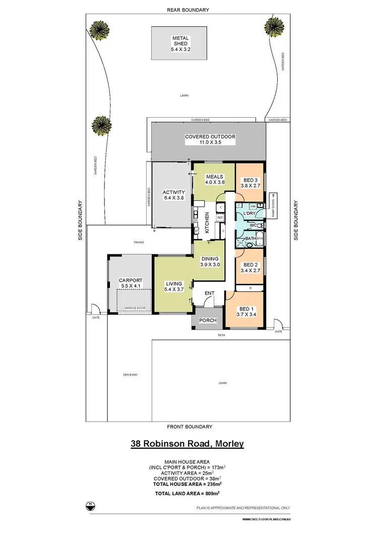 Floorplan of Homely house listing, 38 Robinson Road, Morley WA 6062