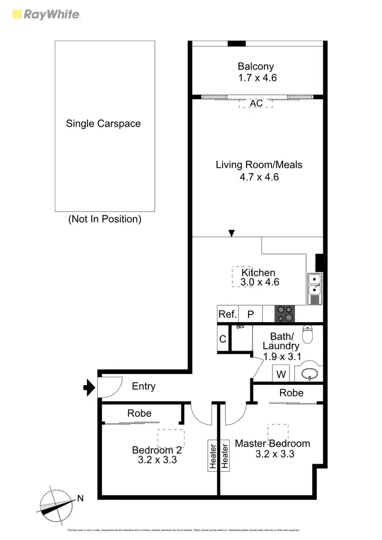Floorplan of Homely apartment listing, 4/428 Nepean Highway, Frankston VIC 3199