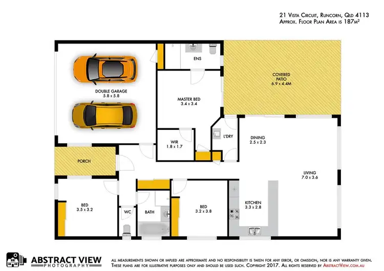 Floorplan of Homely house listing, 21 Vista Circuit, Runcorn QLD 4113