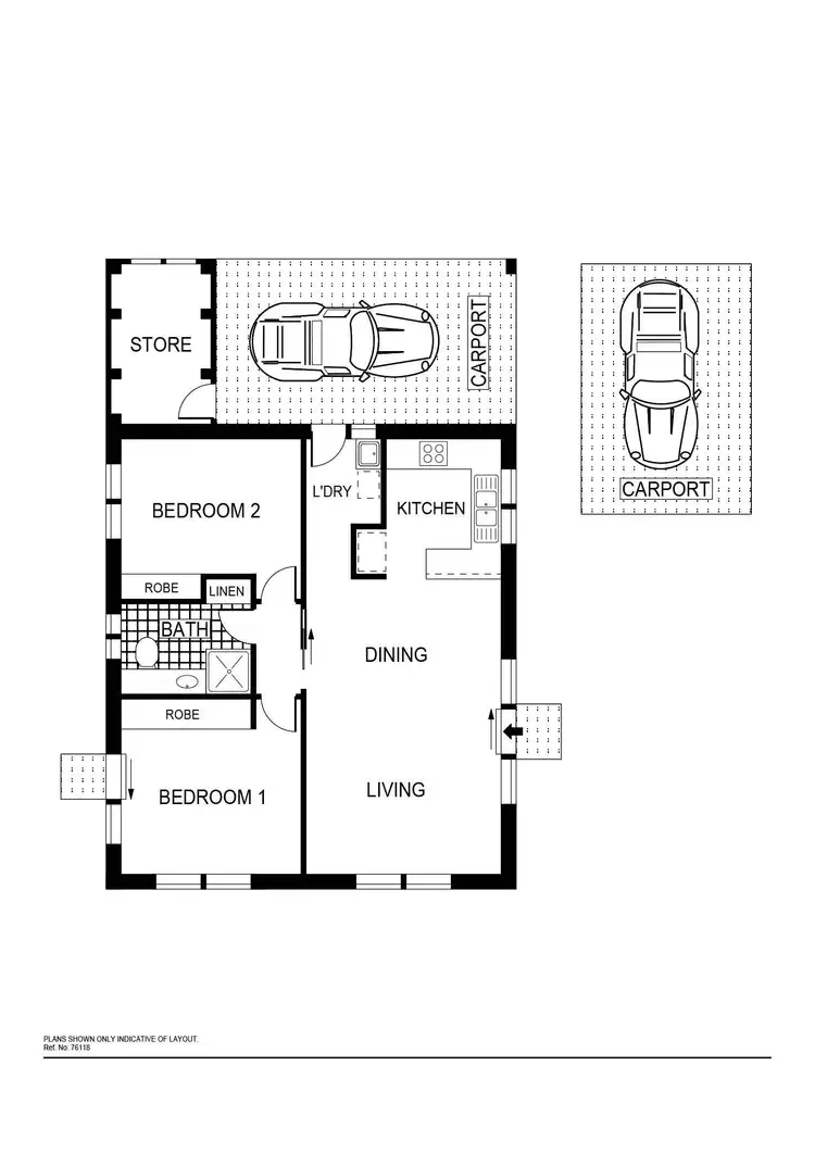 Floorplan of Homely house listing, 52A Mirrool Street, Duffy ACT 2611