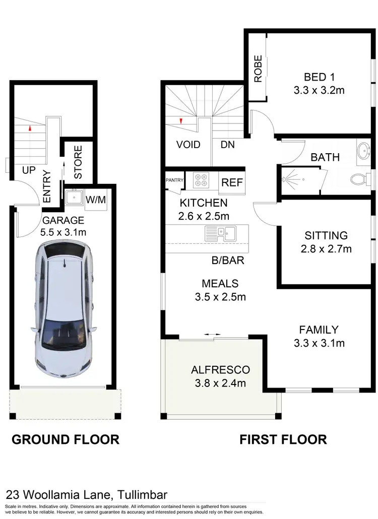 Floorplan of Homely apartment listing, 23 Woollamia Lane, Tullimbar NSW 2527