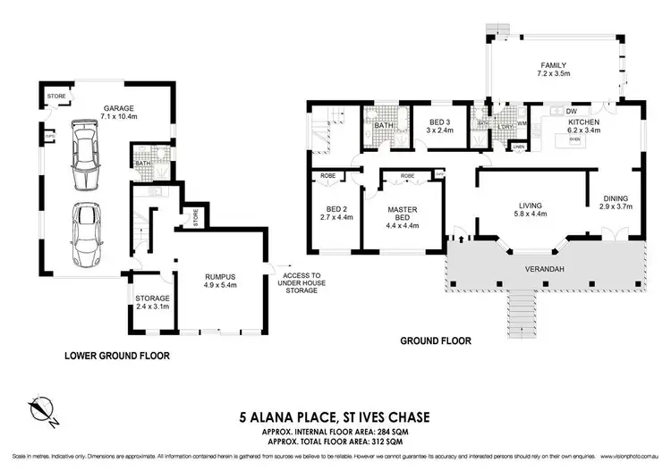 Floorplan of Homely house listing, 5 Alana Place, St Ives NSW 2075