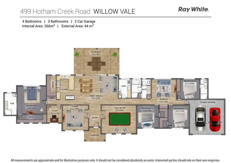 Floorplan of Homely house listing, 499 Hotham Creek Road, Willow Vale QLD 4209