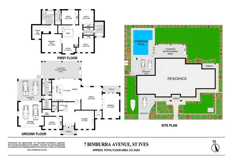 Floorplan of Homely house listing, 7 Bimburra Avenue, St Ives NSW 2075