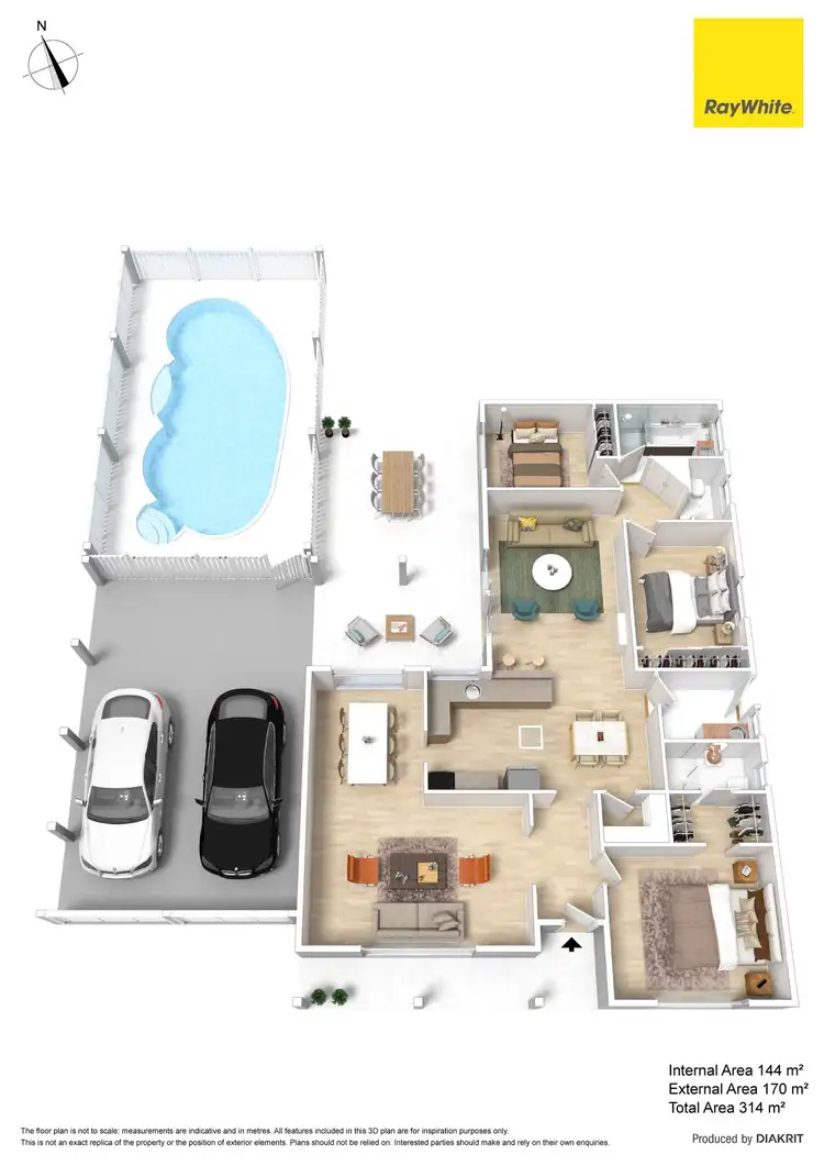 Floorplan of Homely house listing, 9 Carlson Drive, North Haven SA 5018