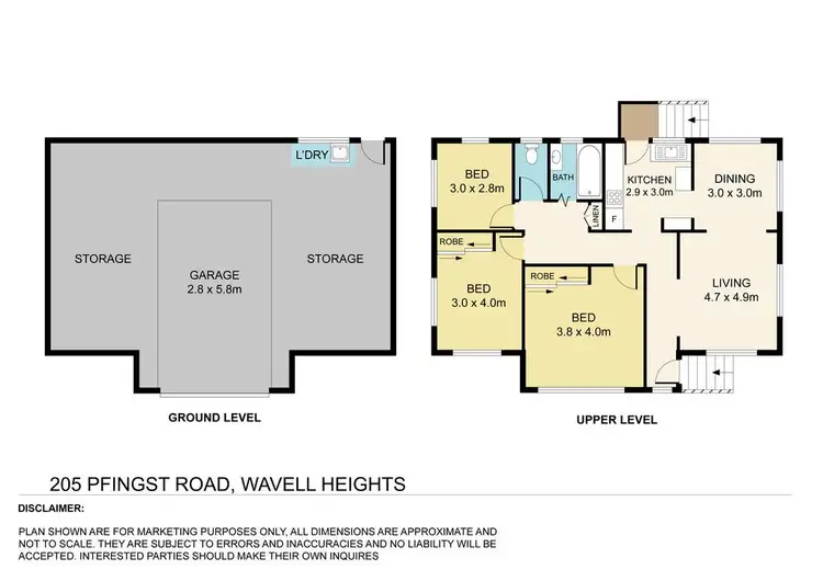 Floorplan of Homely house listing, 205 Pfingst Road, Wavell Heights QLD 4012
