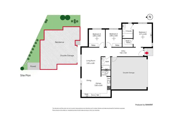 Floorplan of Homely unit listing, 1/18 Leon Avenue, Rosebud VIC 3939
