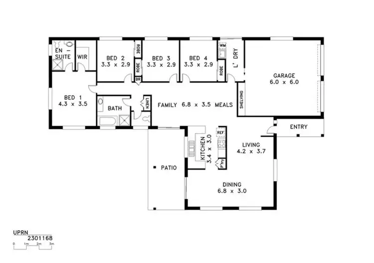 Floorplan of Homely house listing, 8 Monet Close, Kirwan QLD 4817