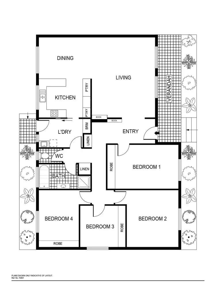 Floorplan of Homely house listing, 55 Lindrum Crescent, Holt ACT 2615