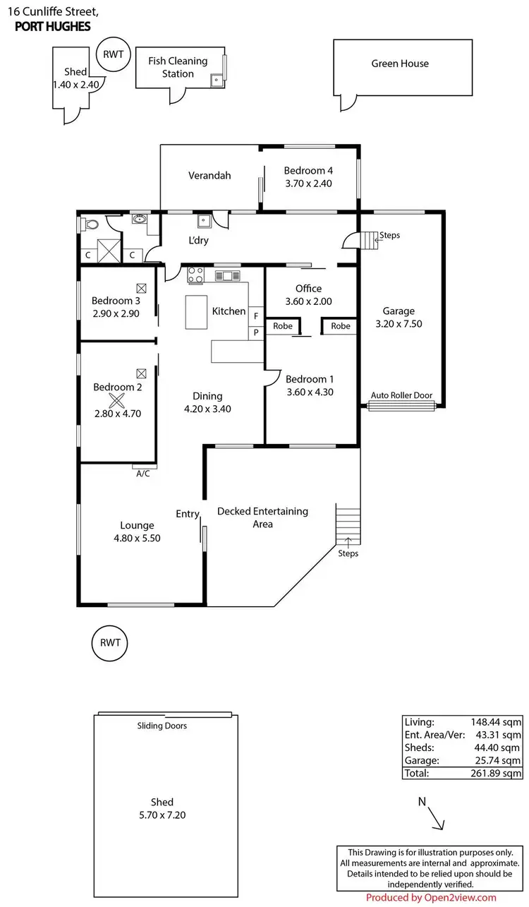 Floorplan of Homely house listing, 16 Cunliffe Street, Port Hughes SA 5558