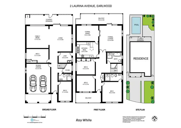 Floorplan of Homely house listing, 2 Laurina Avenue, Earlwood NSW 2206