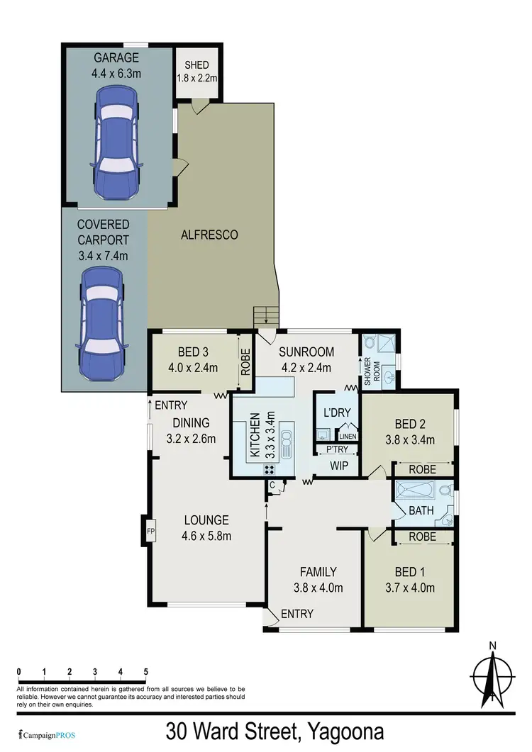 Floorplan of Homely house listing, 30 Ward Street, Yagoona NSW 2199