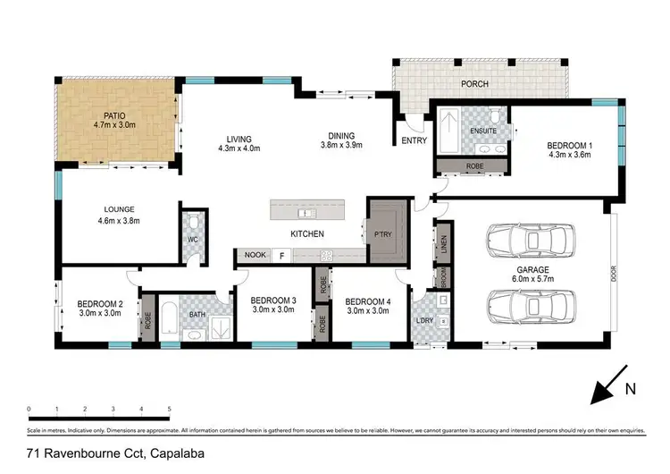 Floorplan of Homely house listing, 71 Ravenbourne Circuit, Capalaba QLD 4157