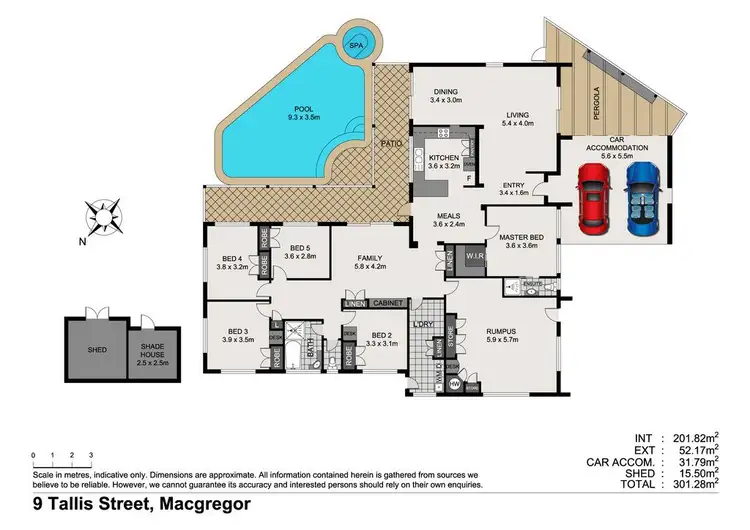 Floorplan of Homely house listing, 9 Tallis Street, Macgregor QLD 4109