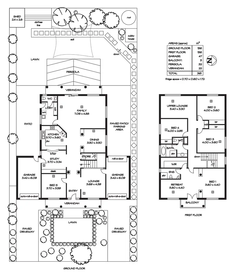 Floorplan of Homely house listing, 4 Burlington Street, Golden Grove SA 5125