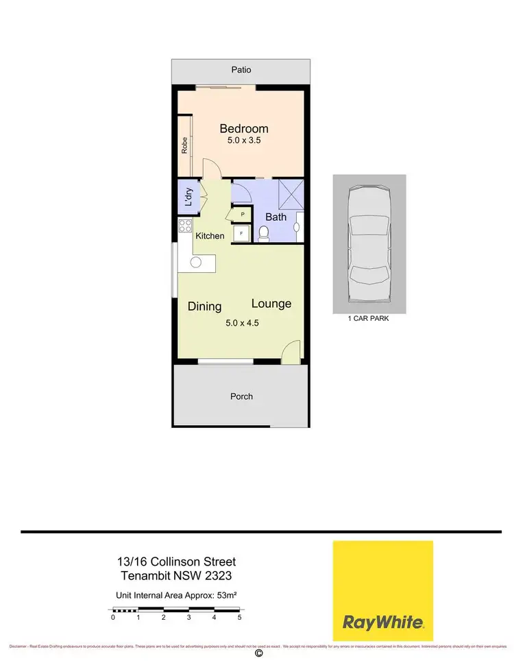 Floorplan of Homely villa listing, 13/16 Collinson Street, Tenambit NSW 2323