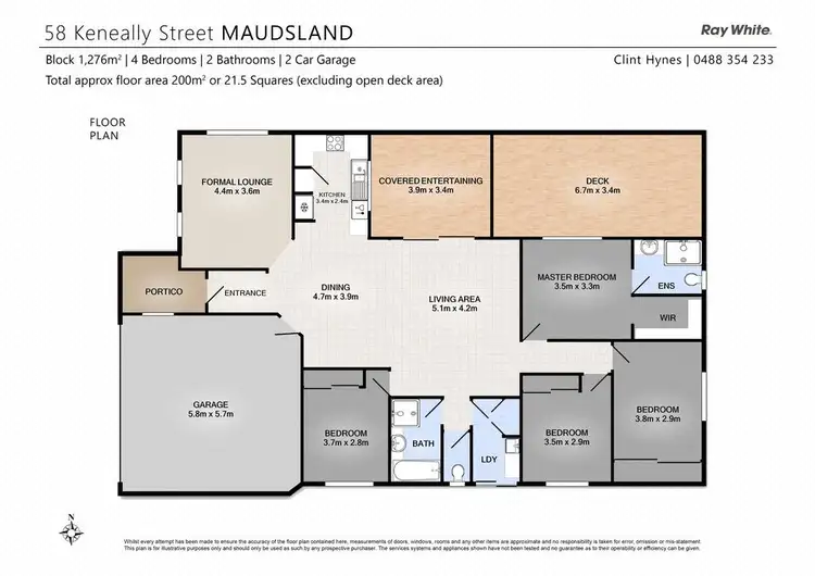 Floorplan of Homely house listing, 58 Keneally Street, Maudsland QLD 4210