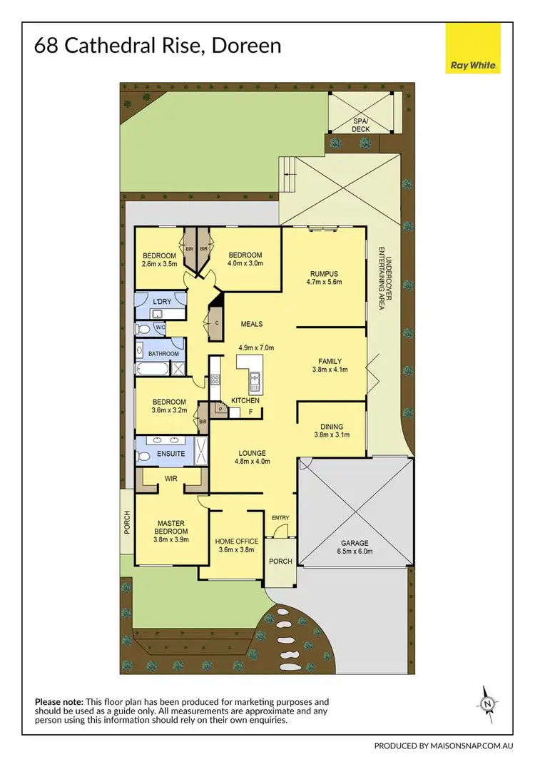 Floorplan of Homely house listing, 68 Cathedral Rise, Doreen VIC 3754