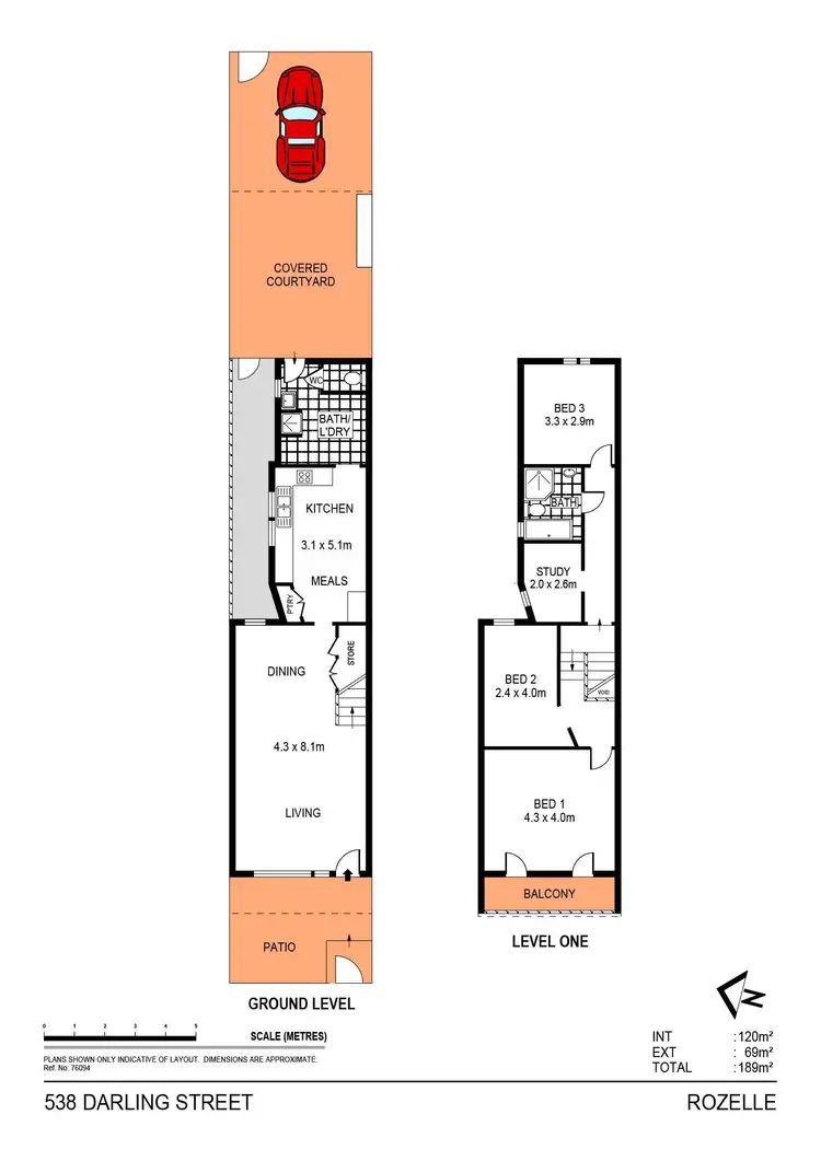 Floorplan of Homely house listing, 538 Darling Street, Rozelle NSW 2039