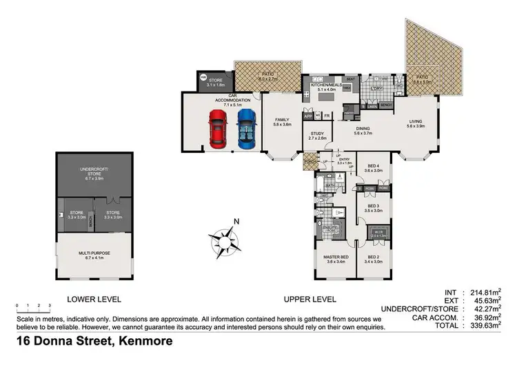 Floorplan of Homely house listing, 16 Donna Street, Kenmore QLD 4069