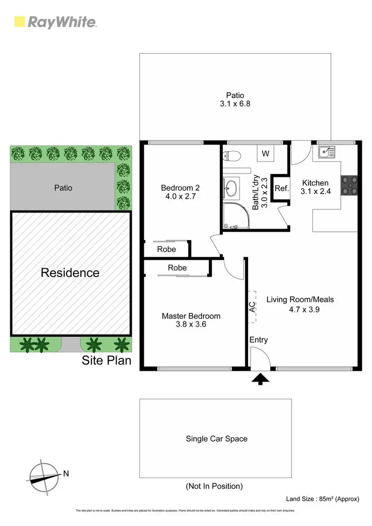 Floorplan of Homely unit listing, 4/38 Cranbourne Road, Frankston VIC 3199