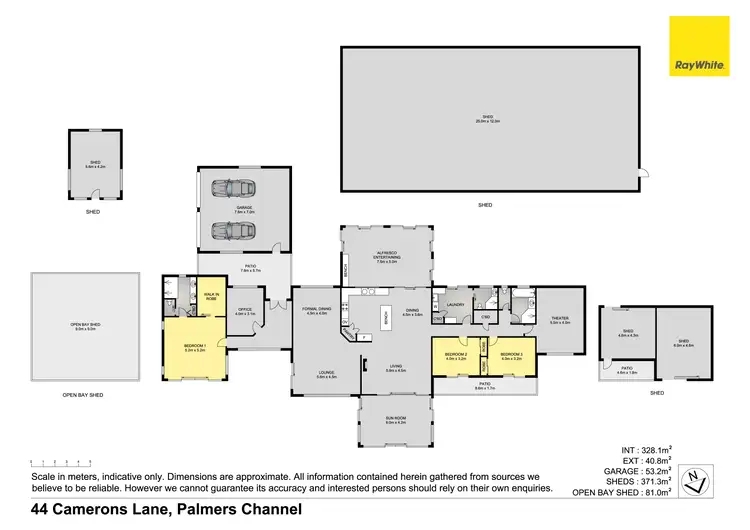 Floorplan of Homely house listing, 44 Camerons Lane, Palmers Channel NSW 2463