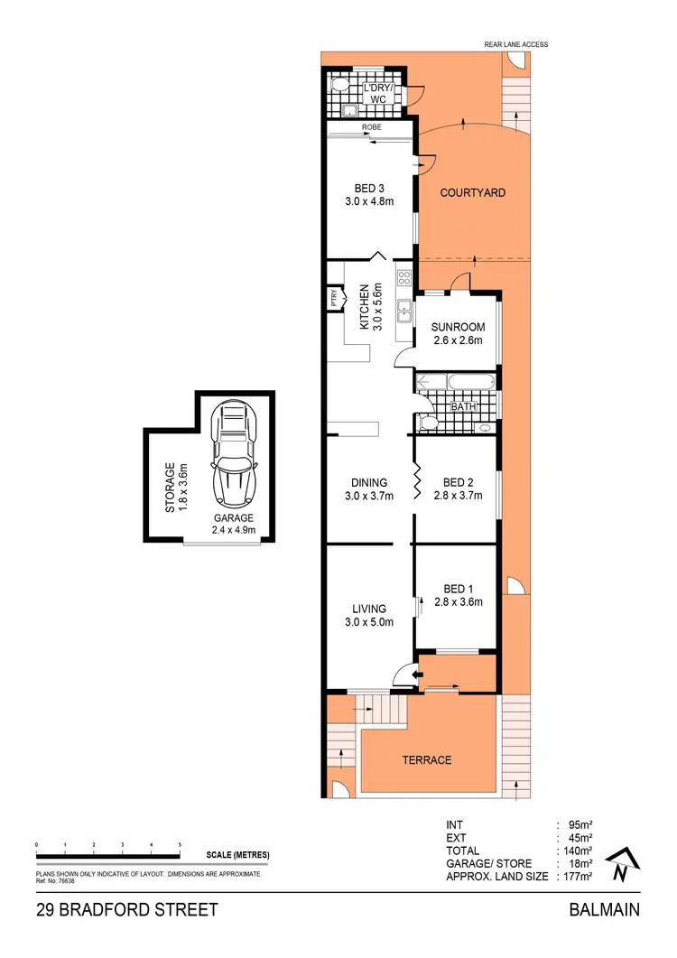 Floorplan of Homely house listing, 29 Bradford Street, Balmain NSW 2041