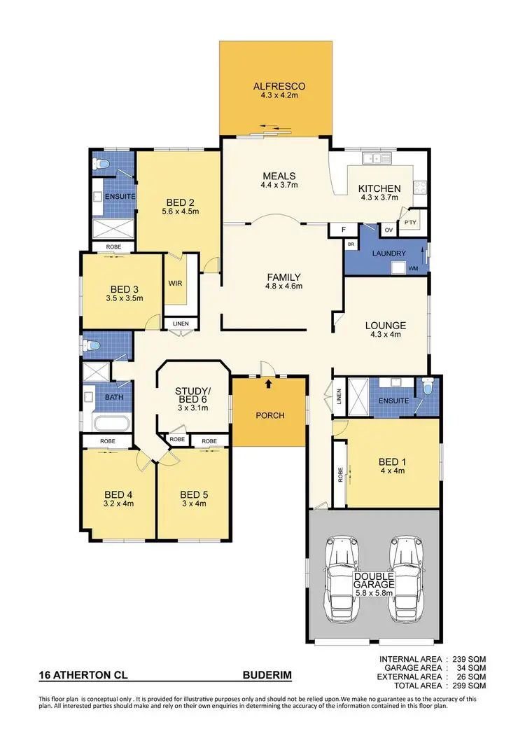 Floorplan of Homely house listing, 16 Atherton Close, Buderim QLD 4556