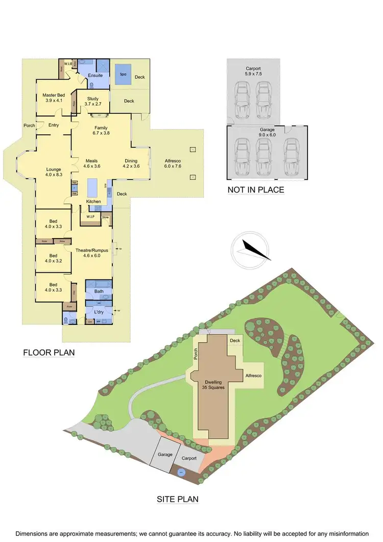 Floorplan of Homely house listing, 3 The Outlook, Lysterfield South VIC 3156