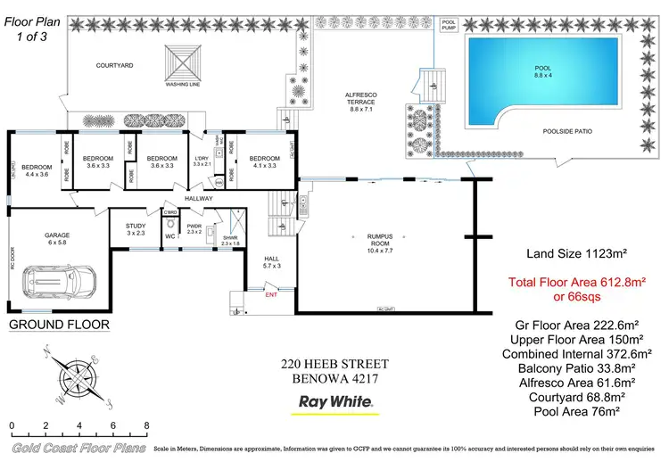 Floorplan of Homely house listing, 220 Heeb Street, Benowa QLD 4217