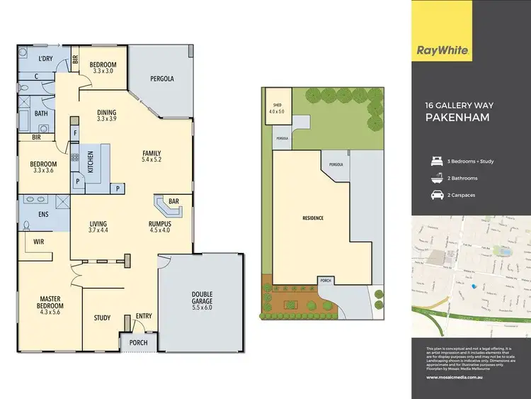 Floorplan of Homely house listing, 16 Gallery Way, Pakenham VIC 3810