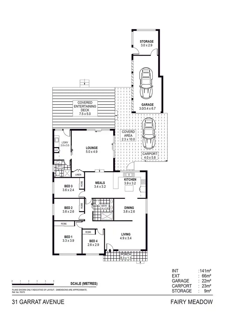 Floorplan of Homely house listing, 31 Garratt Avenue, Fairy Meadow NSW 2519