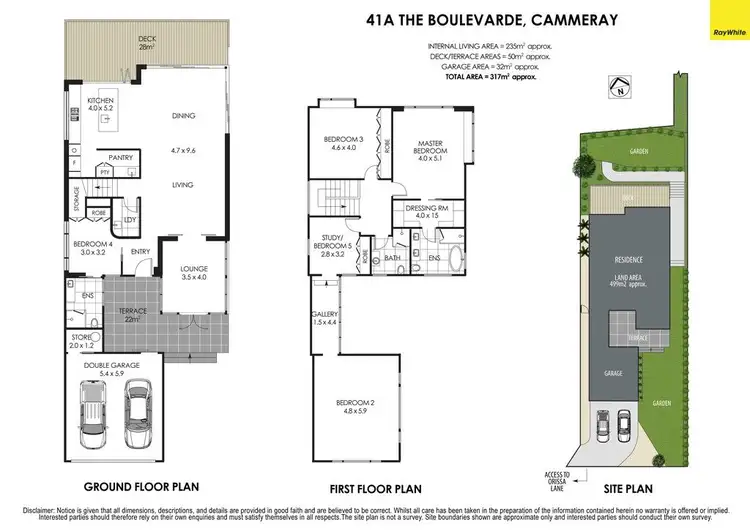 Floorplan of Homely house listing, 41A The Boulevarde, Cammeray NSW 2062