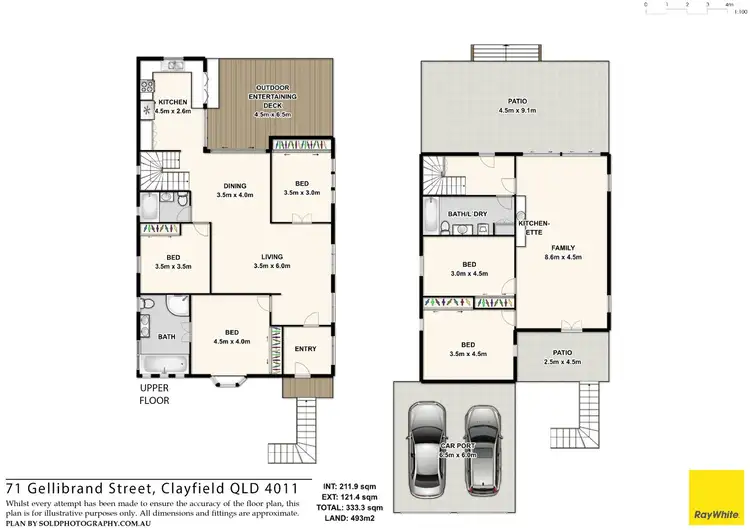 Floorplan of Homely house listing, 71 Gellibrand Street, Clayfield QLD 4011