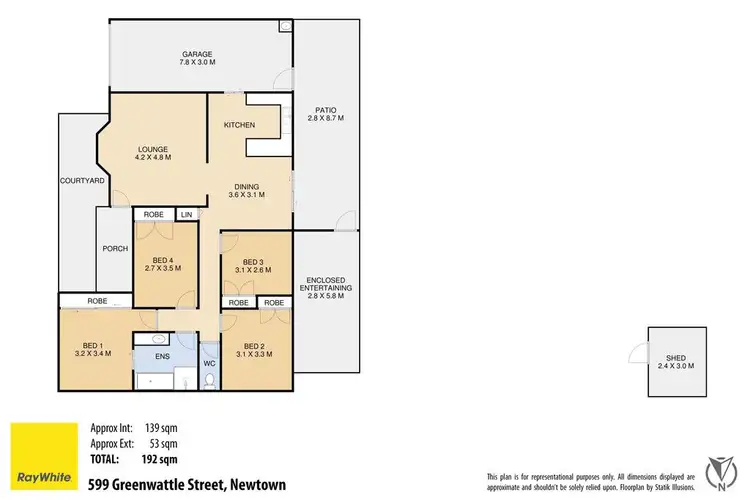 Floorplan of Homely house listing, 599 Greenwattle Street, Glenvale QLD 4350