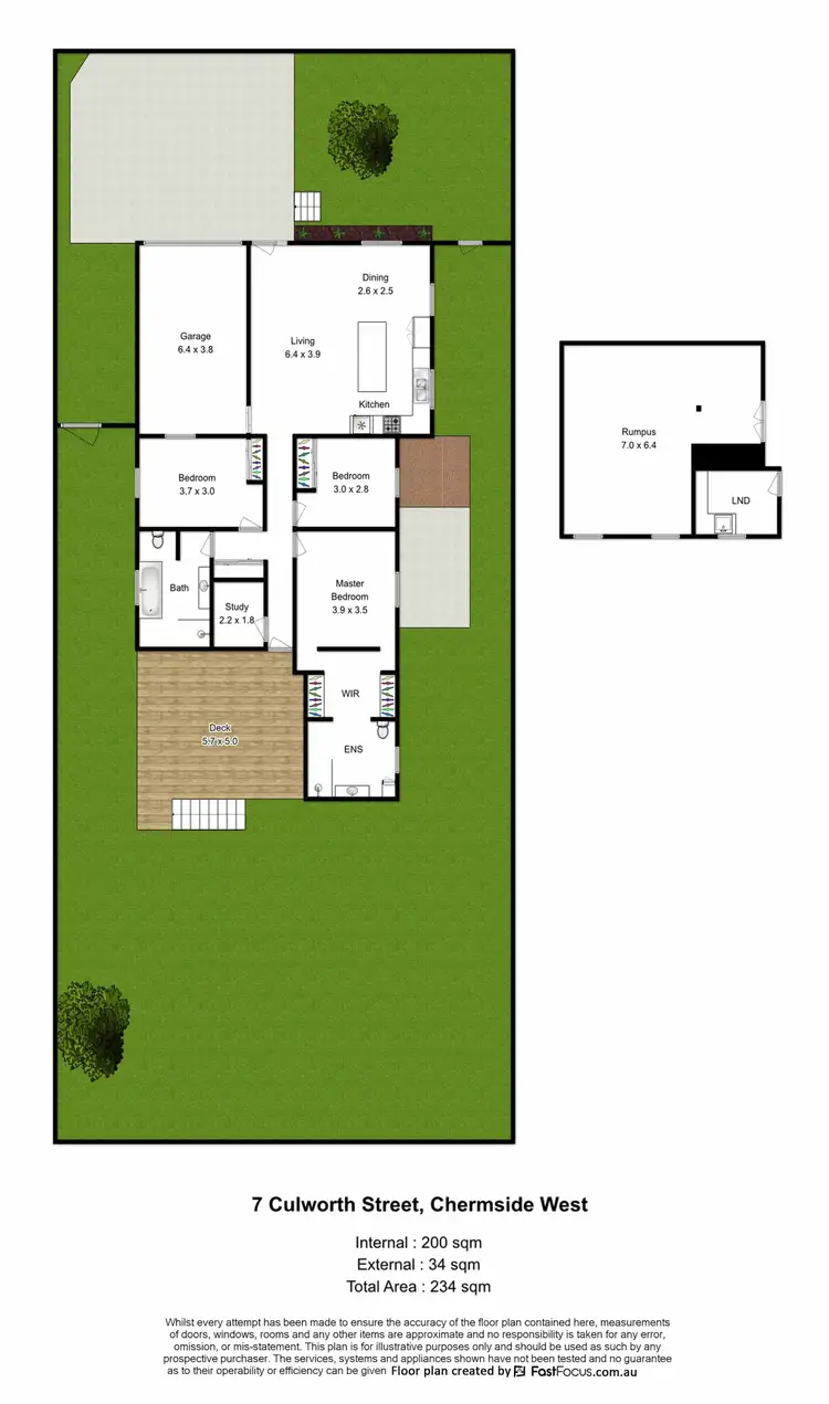 Floorplan of Homely house listing, 7 Culworth Street, Chermside West QLD 4032