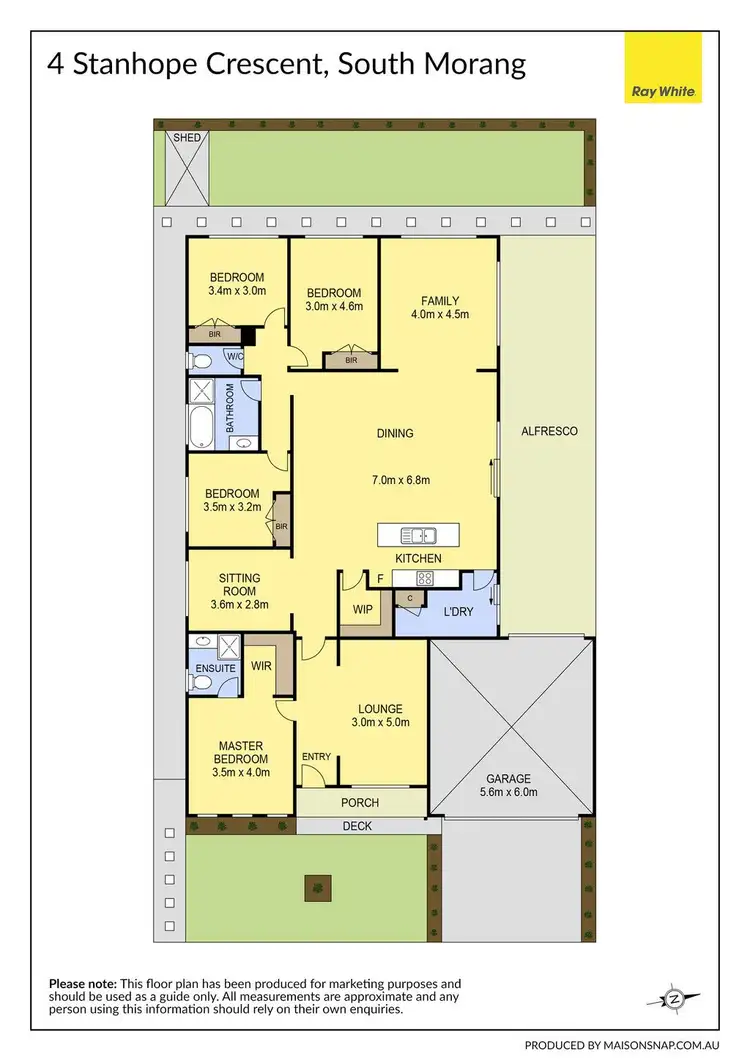 Floorplan of Homely house listing, 4 Stanhope Crescent, South Morang VIC 3752