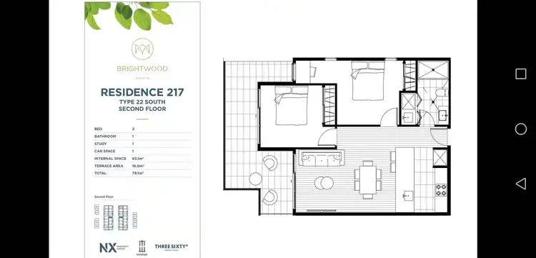 Floorplan of Homely apartment listing, 217/1-13 Renver Road, Clayton VIC 3168
