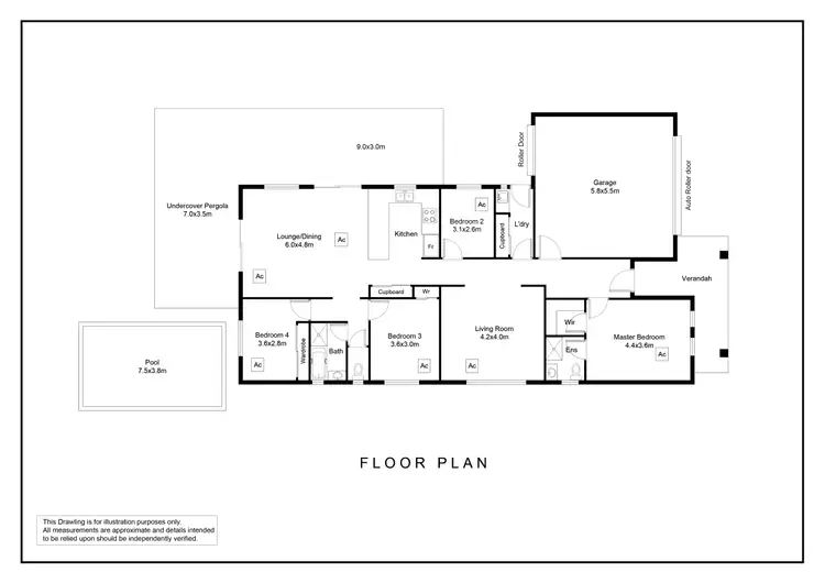 Floorplan of Homely house listing, 11 Phillipou Place, Fulham Gardens SA 5024