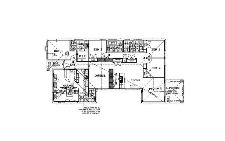 Floorplan of Homely house listing, 10 Keysor Way, Wodonga VIC 3690